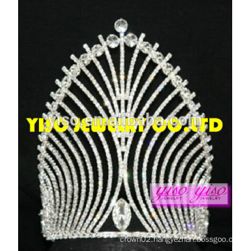 aliexpress princess rhinestone full round pageant crowns